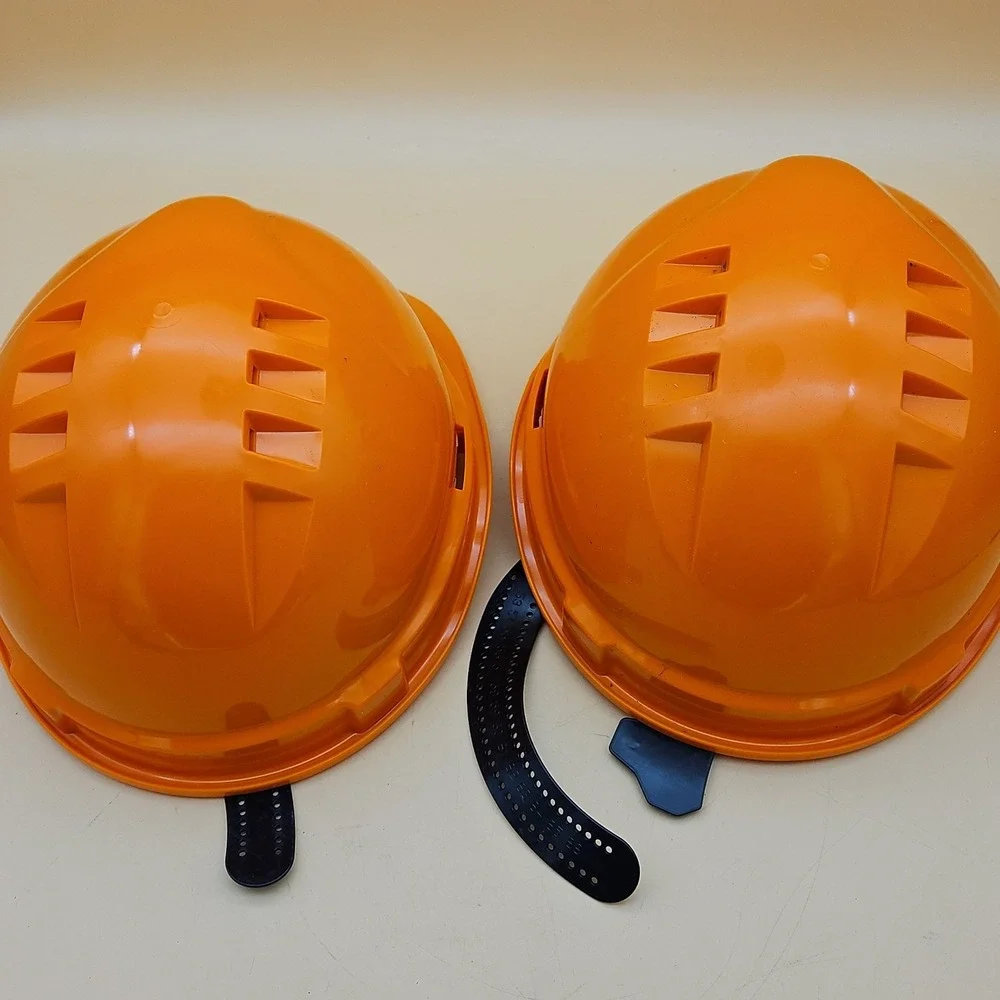 Lot Of 2 Stihl Head Hats Orange One Size Function Basics